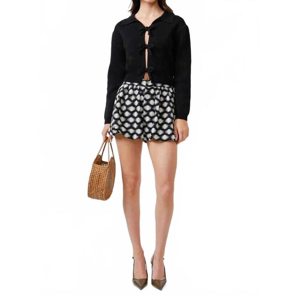 NEW MAUDE CLUB leon cardigan in black
